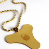 18K Tricorn Pendant